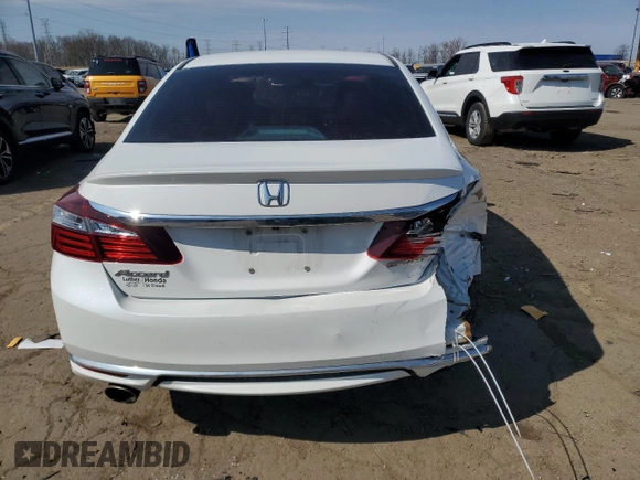2017 Honda Accord Sedan Sport with VIN 1HGCR2F55HA077908, listed as a Copart auction lot 53305685 with 116,099 mi miles and Clean Title. Bid and sale history available at carsss.com. Image 6.