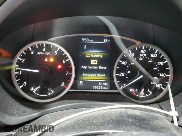 2018 Nissan Sentra SV z VIN 3N1AB7AP1JY337953, wystawiony jako Copart lot #50605925 z przebiegiem 79 252 mil mil oraz Szkoda całkowita • Salvage title. Historia ofert i sprzedaży dostępna na DreamBid. Obrazek 9.