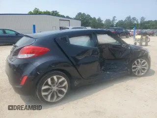 2013 Hyundai Veloster w/Black Int with VIN KMHTC6AD7DU134443, listed as a Copart auction lot 59295275 with 137,106 mi miles and Salvage title. Bid and sale history available at DreamBid. Image 3.