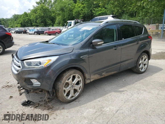 2019 Ford Escape Titanium с VIN 1FMCU9J9XKUA39544, выставлен на аукционе Copart как лот 62363005 с пробегом 80 831 миль миль и Списание • Salvage title. История ставок и продаж доступна на DreamBid. Изображение 1.