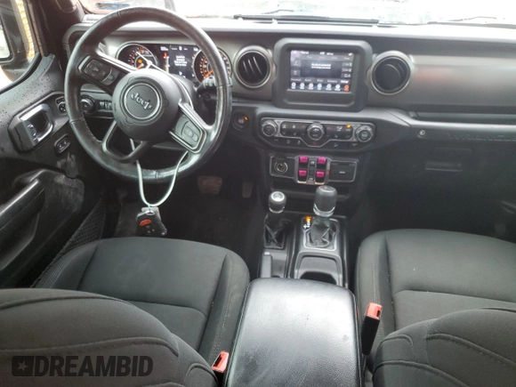2019 Jeep Wrangler Unlimited Sport S with VIN 1C4HJXDG4KW641619, listed as a Copart auction lot 62551685 with 69,731 mi miles and Non repairable. Bid and sale history available at DreamBid. Image 8.