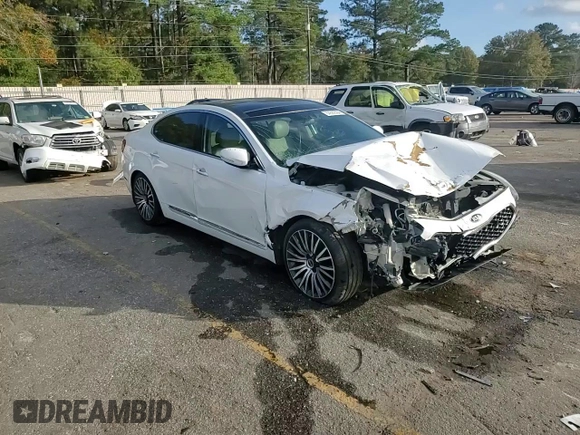 2014 Kia Cadenza Premium with VIN KNALN4D76E5135293, listed as a Copart auction lot 84682504 with 133,267 mi miles and Non Repairable. Bid and sale history available at carsss.com. Image 14.