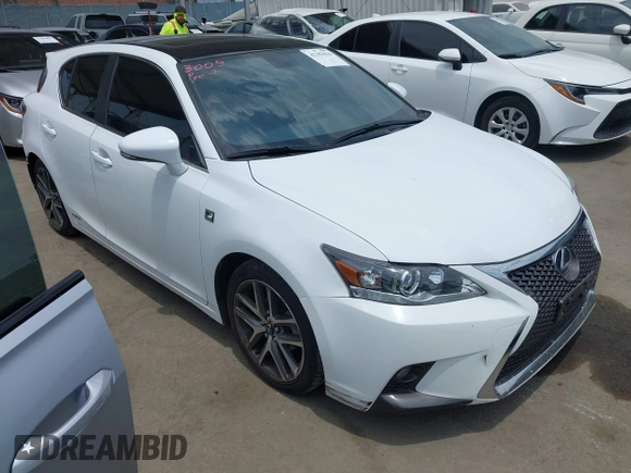 2017 Lexus CT 200h with VIN JTHKD5BH4H2283160, listed as a IAAI auction lot 42383036 with 115,582 mi miles and . Bid and sale history available at DreamBid. Image 1.