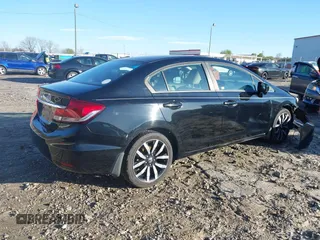 2015 Honda Civic EX-L with VIN 19XFB2F90FE041220, listed as a IAAI auction lot 41812126 with 152,667 mi miles and . Bid and sale history available at DreamBid. Image 4.