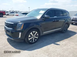2022 Kia Telluride S with VIN 5XYP64HC1NG227783, listed as a IAAI auction lot 41897694 with 95,713 mi miles and . Bid and sale history available at DreamBid. Image 2.