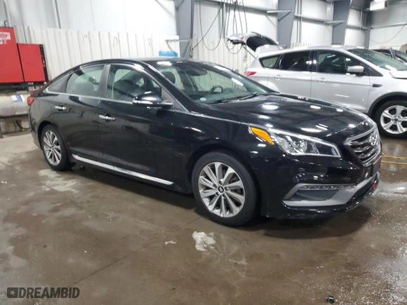 2015 Hyundai Sonata 2.4L Sport with VIN 5NPE34AF1FH044849, listed as a Copart auction lot 48177675 with 125,712 mi miles and Salvage Title. Bid and sale history available at carsss.com. Image 4.