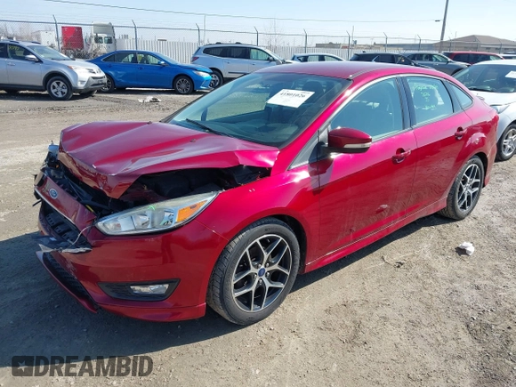 2015 Ford Focus SE with VIN 1FADP3F25FL273973, listed as a IAAI auction lot 41801026 with 138,482 mi miles. Bid and sale history available at carsss.com. Image 2.