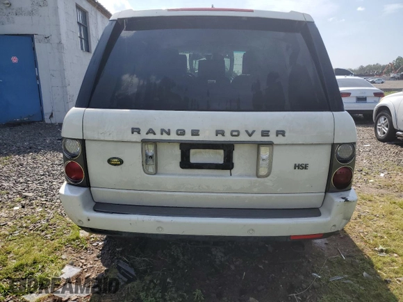 2008 Land Rover Range Rover HSE with VIN SALME15488A266871, listed as a Copart auction lot 76244644 with 206,111 mi miles and Salvage Title. Bid and sale history available at DreamBid. Image 6.