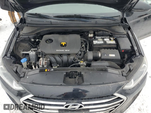 2017 Hyundai Elantra SE z VIN 5NPD84LFXHH172844, wystawiony jako Copart lot #45418985 z przebiegiem 96 169 mil mil oraz Szkoda całkowita • Salvage title. Historia ofert i sprzedaży dostępna na DreamBid. Obrazek 11.