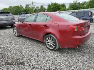 2012 Lexus IS 250 with VIN JTHCF5C20C5053860, listed as a Copart auction lot 58081105 with 114,564 mi miles and Salvage title. Bid and sale history available at DreamBid. Image 2.