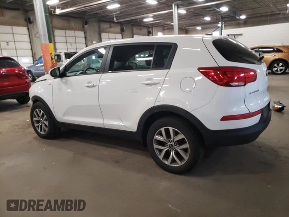 2015 Kia Sportage LX with VIN KNDPBCAC7F7772711, listed as a Copart auction lot 55059185 with 78,387 mi miles and Salvage Title. Bid and sale history available at carsss.com. Image 2.