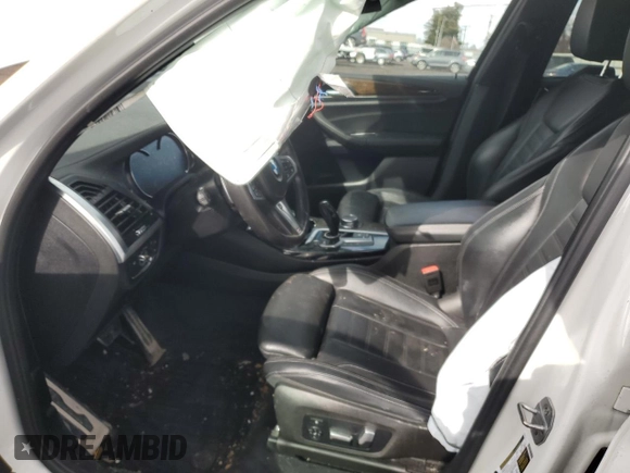 2019 BMW X3 M40i with VIN 5UXTS3C59K0Z03846, listed as a Copart auction lot 45012455 with 63,306 mi miles and Salvage Title. Bid and sale history available at DreamBid. Image 7.