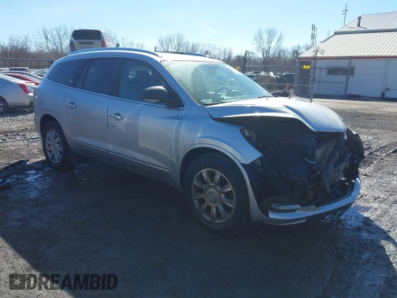2015 Buick Enclave Leather with VIN 5GAKVBKD2FJ351065, listed as a IAAI auction lot 41656934 with 148,015 mi miles and . Bid and sale history available at carsss.com. Image 1.