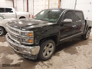 2014 Chevrolet Silverado 1500 LTZ with VIN 3GCUKSEC9EG539147, listed as a IAAI auction lot 41621349 with NaN miles. Bid and sale history available at carsss.com. Image 17.