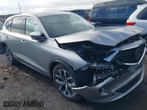 2022 Acura MDX Technology with VIN 5J8YE1H44NL019529, listed as a IAAI auction lot 41138080 with 17,757 mi miles and . Bid and sale history available at DreamBid. Image 1.