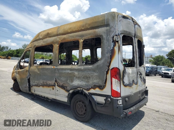 2020 Ford Transit Passenger XL with VIN 1FBAX2X82LKA95861, listed as a Copart auction lot 66141054 with Not Provided miles and Non Repairable. Bid and sale history available at DreamBid. Image 2.
