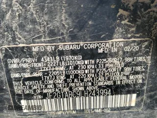 2020 Subaru Crosstrek с VIN JF2GTABC9LH243994, выставлен на аукционе Copart как лот 51472325 с пробегом Не указан миль и Списание • Salvage title. История ставок и продаж доступна на DreamBid. Изображение 15.