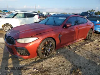 2020 BMW M8 Competition z VIN WBSGV0C09LCE41085, wystawiony jako Copart lot #73857284 z przebiegiem Nie podano mil oraz Nie do naprawy. Historia ofert i sprzedaży dostępna na DreamBid. Obrazek 1.