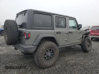 2022 Jeep Wrangler Unlimited Willys with VIN 1C4HJXDM1NW241284, listed as a Copart auction lot 83336744 with Not Provided miles and Salvage Title. Bid and sale history available at DreamBid. Image 3.