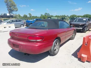 2000 Chrysler Sebring JXi with VIN 3C3EL55H4YT297057, listed as a IAAI auction lot 41848859 with 1 mi miles. Bid and sale history available at carsss.com. Image 4.