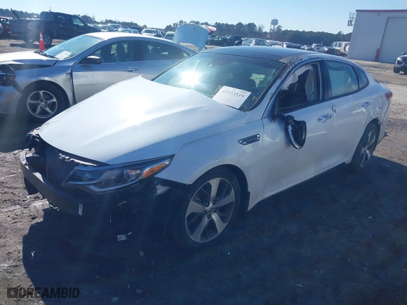 2019 Kia Optima LX with VIN 5XXGT4L31KG347762, listed as a IAAI auction lot 41533519 with 59,720 mi miles. Bid and sale history available at carsss.com. Image 18.