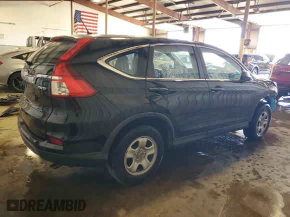 2015 Honda CR-V LX with VIN 5J6RM4H34FL098128, listed as a Copart auction lot 55335635 with 123,391 mi miles and Salvage Title. Bid and sale history available at DreamBid. Image 3.