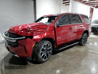 2022 Chevrolet Tahoe LT z VIN 1GNSKNKD4NR268561, wystawiony jako Copart lot #56140385 z przebiegiem 66 277 mil mil oraz Nie do naprawy • Non repairable. Historia ofert i sprzedaży dostępna na DreamBid. Obrazek 1.