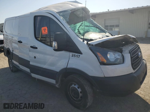 2018 Ford Transit z VIN 1FTYR1ZM3JKA37330, wystawiony jako Copart lot #72782594 z przebiegiem Nie podano mil oraz Szkoda całkowita • Salvage title. Historia ofert i sprzedaży dostępna na DreamBid. Obrazek 4.