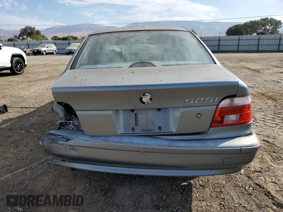 2001 BMW 5 Series 525iA with VIN WBADT43471GF57754, listed as a Copart auction lot 72114164 with 159,376 mi miles and Salvage Title. Bid and sale history available at carsss.com. Image 6.