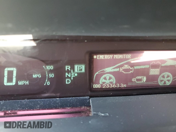 2011 Toyota Prius I z VIN JTDKN3DU4B0260154, wystawiony jako Copart lot #60003505 z przebiegiem 233 633 mil mil oraz Czysty tytuł • Clean title. Historia ofert i sprzedaży dostępna na DreamBid. Obrazek 9.