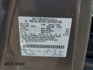 2006 Mazda Tribute i with VIN 4F2YZ02Z96KM33270, listed as a Copart auction lot 65482104 with 41,426 mi miles and Salvage Title. Bid and sale history available at carsss.com. Image 15.