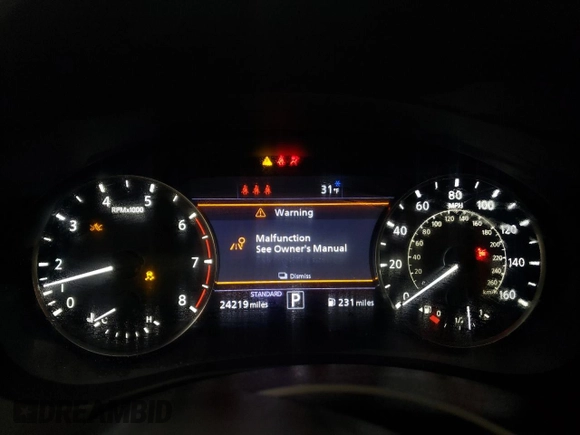 2023 Infiniti QX55 Essential with VIN 3PCAJ5KR1PF101909, listed as a Copart auction lot 44934165 with 24,219 mi miles and Salvage title. Bid and sale history available at DreamBid. Image 9.