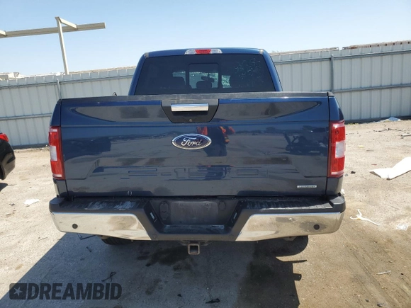2018 Ford F-150 XL with VIN 1FTEW1EP4JKE23198, listed as a Copart auction lot 53679055 with 121,851 mi miles and Salvage title. Bid and sale history available at DreamBid. Image 6.
