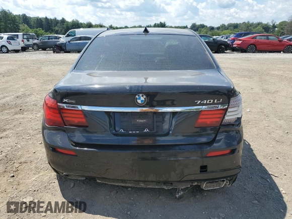 2015 BMW 7 Series 740Li xDrive with VIN WBAYF4C53FGS99173, listed as a Copart auction lot 64185443 with 80,230 mi miles and . Bid and sale history available at DreamBid. Image 6.
