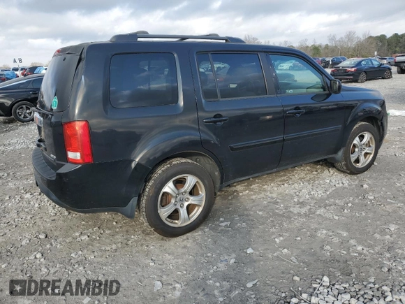 2012 Honda Pilot EX with VIN 5FNYF4H46CB079325, listed as a Copart auction lot 43369735 with 220,522 mi miles and Salvage Title. Bid and sale history available at DreamBid. Image 3.