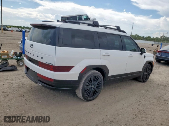 2025 Hyundai Santa Fe Calligraphy with VIN 5NMP5DG17SH035403, listed as a Copart auction lot 61793055 with 10,078 mi miles and Salvage title. Bid and sale history available at DreamBid. Image 3.