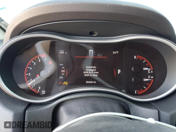 2020 Dodge Durango SXT Plus with VIN 1C4RDHAG5LC393745, listed as a Copart auction lot 88761365 with 95,349 mi miles and Clean title. Bid and sale history available at DreamBid. Image 9.