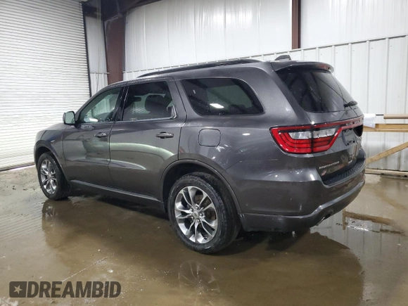 2020 Dodge Durango GT Plus with VIN 1C4RDJDG9LC103204, listed as a Copart auction lot 61939615 with 53,960 mi miles and Salvage title. Bid and sale history available at DreamBid. Image 2.