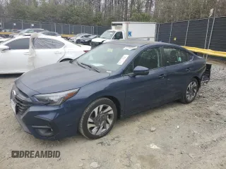 2025 Subaru Legacy Limited with VIN 4S3BWAN66S3013704, listed as a Copart auction lot 47757465 with 8 mi miles and Salvage title. Bid and sale history available at DreamBid. Image 1.