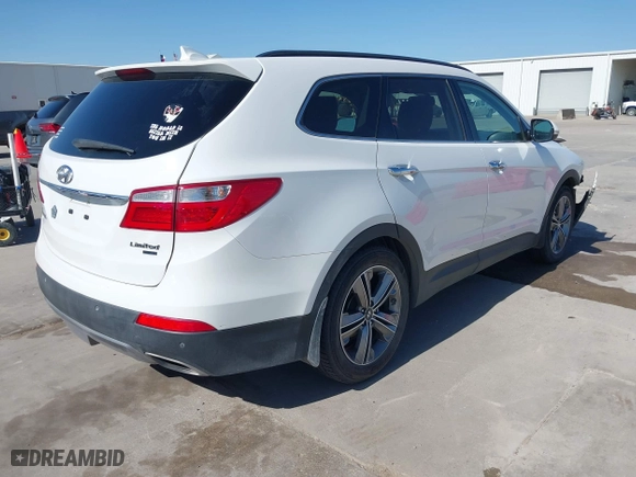 2014 Hyundai Santa Fe Limited with VIN KM8SR4HF0EU081432, listed as a IAAI auction lot 41843289 with 133,593 mi miles. Bid and sale history available at carsss.com. Image 4.