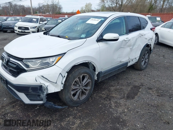 2020 Honda CR-V EX-L with VIN 2HKRW2H86LH635386, listed as a IAAI auction lot 42020216 with 46,291 mi miles and . Bid and sale history available at DreamBid. Image 6.