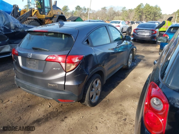 2016 Honda HR-V LX with VIN 3CZRU6H3XGM708755, listed as a IAAI auction lot 42039742 with 92,300 mi miles. Bid and sale history available at carsss.com. Image 4.
