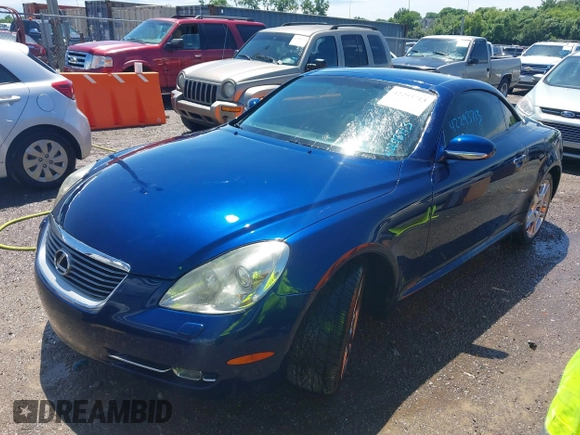 2006 Lexus SC 430 z VIN JTHFN48Y169004252, wystawiony jako IAAI lot #42293713 z przebiegiem 152 629 mil mil oraz . Historia ofert i sprzedaży dostępna na DreamBid. Obrazek 2.