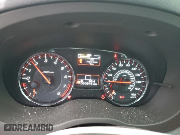 2020 Subaru WRX z VIN JF1VA1A67L9832548, wystawiony jako Copart lot #52998195 z przebiegiem 50 246 mil mil oraz Szkoda całkowita • Salvage title. Historia ofert i sprzedaży dostępna na DreamBid. Obrazek 9.