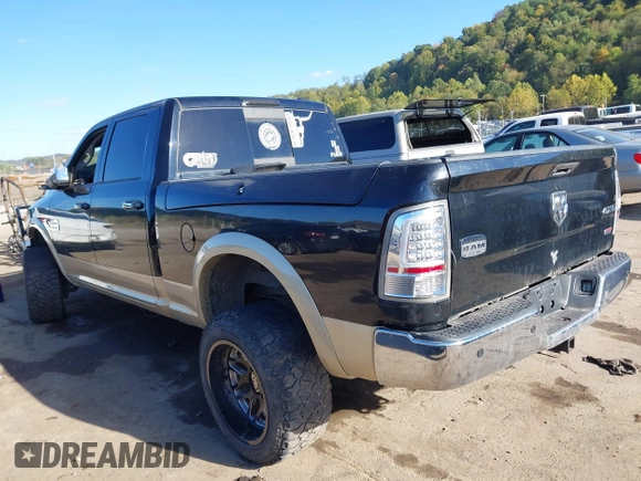 2012 Ram 2500 Laramie Longhorn with VIN 3C6UD5GLXCG236343, listed as a IAAI auction lot 40491864 with 131,677 mi miles. Bid and sale history available at carsss.com. Image 3.
