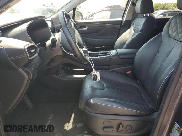 2021 Hyundai Santa Fe Hybrid Limited with VIN KM8S5DA18MU002923, listed as a Copart auction lot 64504734 with 37,445 mi miles and Salvage Title. Bid and sale history available at carsss.com. Image 7.