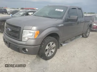 2013 Ford F-150 XL with VIN 1FTEX1CM2DFB20777, listed as a Copart auction lot 59378055 with 163,128 mi miles and Salvage title. Bid and sale history available at DreamBid. Image 1.