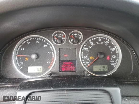 2004 Volkswagen Passat GLX with VIN WVWRH63B84P107858, listed as a Copart auction lot 62022524 with 141,500 mi miles and Salvage title. Bid and sale history available at DreamBid. Image 9.