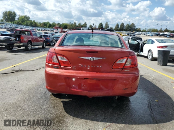 2008 Chrysler Sebring Touring with VIN 1C3LC56R78N201680, listed as a Copart auction lot 72080094 with 156,434 mi miles and Salvage Title. Bid and sale history available at carsss.com. Image 6.