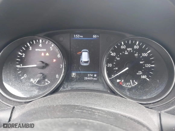 2019 Nissan Rogue SL with VIN 5N1AT2MT5KC844396, listed as a IAAI auction lot 40858867 with 28,469 mi miles. Bid and sale history available at carsss.com. Image 7.